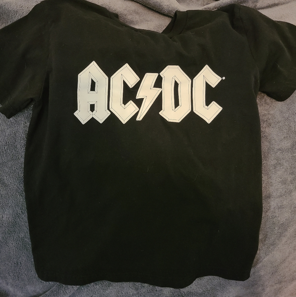 Boys ACDC shirt
